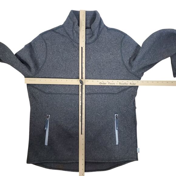 NEW Stio Womens Sweetwater Fleece Jacket XL Abyss Heather Gray Full Zip Knit - Picture 16 of 16